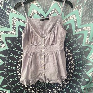 Babydoll lilac top, Brandy Melville